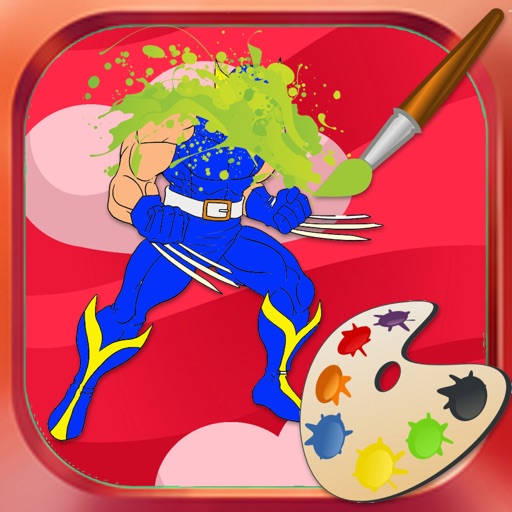 Paint Fors Kids Game X Men Version iOS App