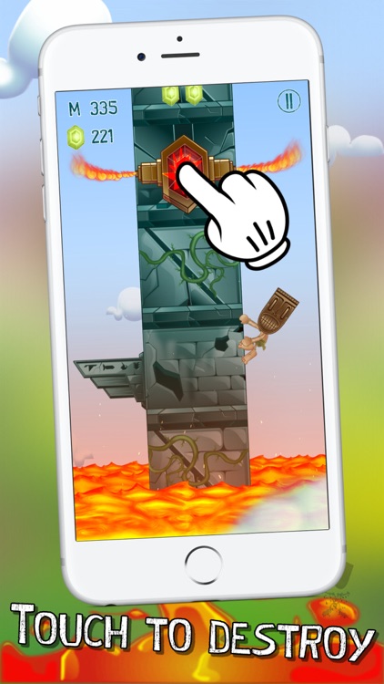 Tappy Tiki - Endless Tower Climber Arcade! – Will you face the challenge and escape from the volcano's lava?