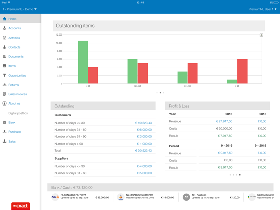 Screenshot #4 pour Exact Online pour iPad