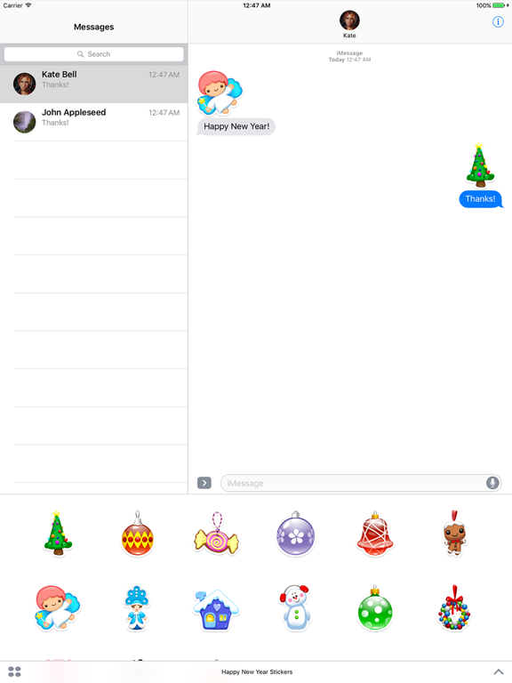Happy New Year Stickers! app screenshot 3