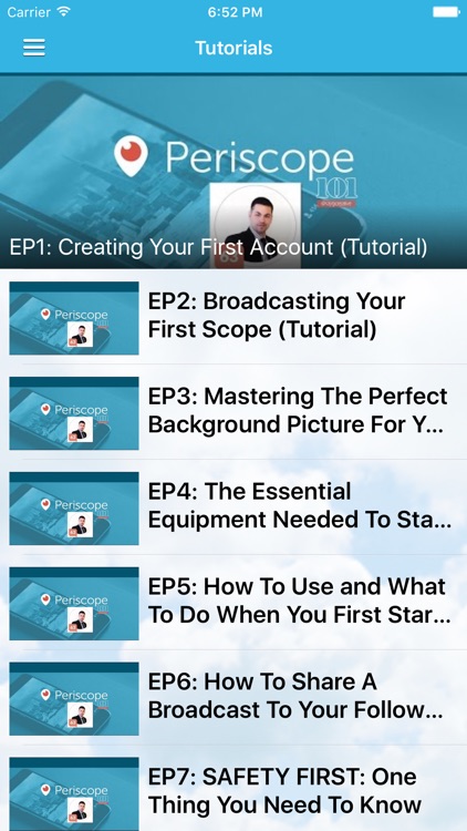 Video Hub Guide for Periscope Candid Angle Stream