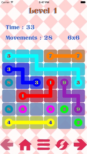 Math Puzzle:Draw Lines to Link Numbers(圖5)-速報App
