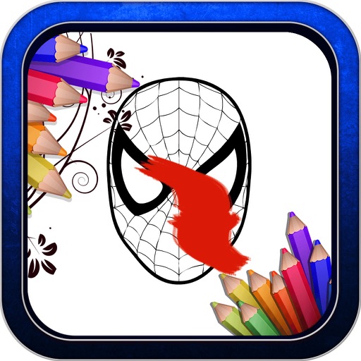 Amazing Coloring Book Game for Spider-man Trilogy iOS App