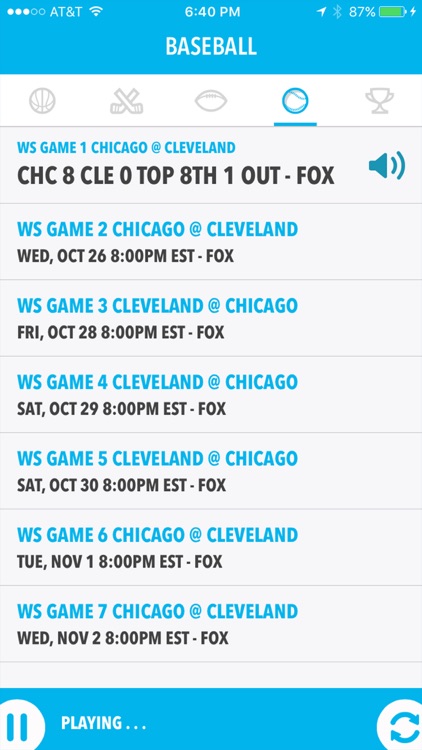 Baseball Live - World Series Edition