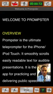prompster pro™ - teleprompter iphone screenshot 1