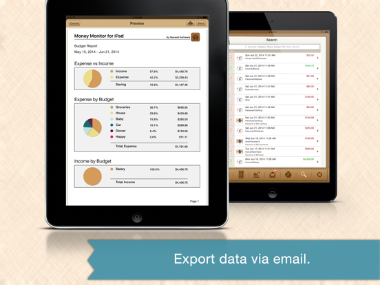 Money Monitor for iPad - Budget & Bill Managementのおすすめ画像5