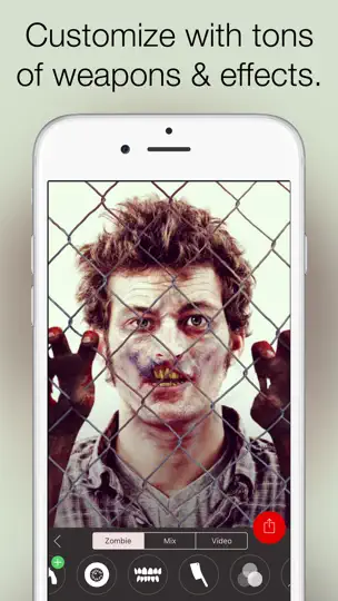 Скриншот Zombify - Turn Into A Zombie на iPhone 3