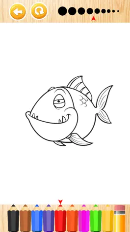 Game screenshot Sea Animal Coloring Book Draw Paint Games hack