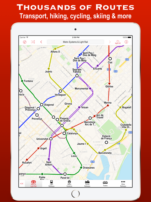 Poison Maps - Southern Europe iPad screenshot 2 - Navigation app