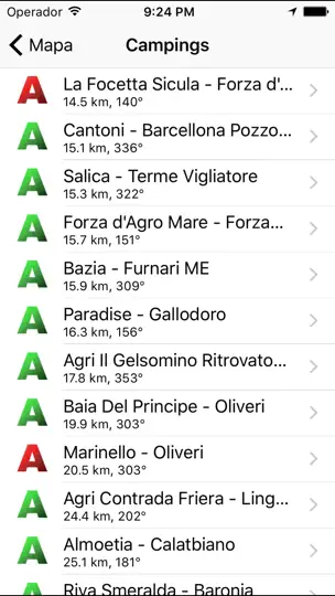 Captura de pantalla de Archiescampings en iPhone 2