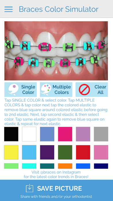 @braces iPhone screenshot