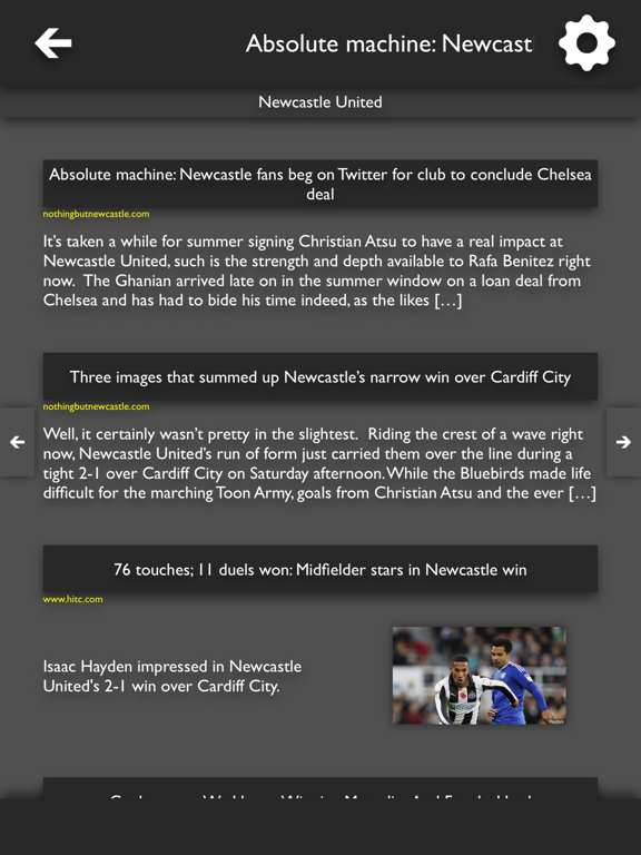 Screenshot #5 pour All The News - Newcastle United Edition