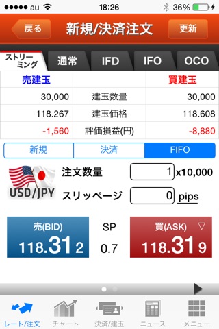 シストレFX for iPhone screenshot 3