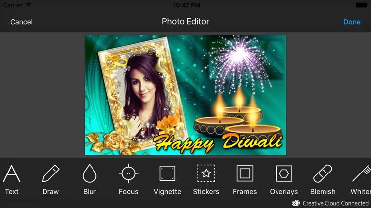 Diwali Photo Frame & Photo Editor screenshot-4