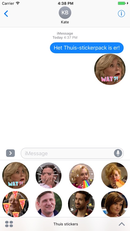 Thuis stickers