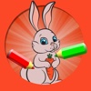 Kids Bunny Rabbit Coloring Book Fun Game