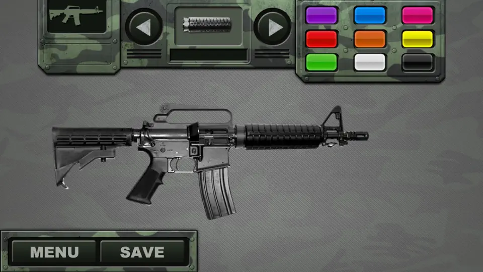 Captura de pantalla de Hunting Gun Builder: Rifles & Army Guns FPS Free en iPhone 2