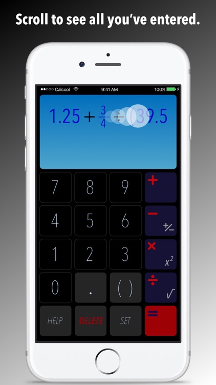 Calcoolator of fractions