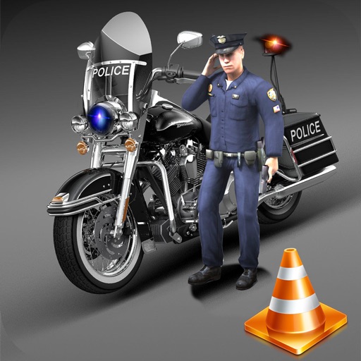 Police Motorcycle Training : 911 School Academy Icon