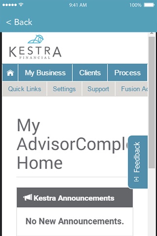 Kestra Financial screenshot 2