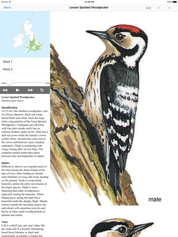 Screenshot #4 pour eGuide to British Birds