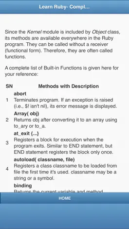 Game screenshot Learn Ruby Programming Free mod apk