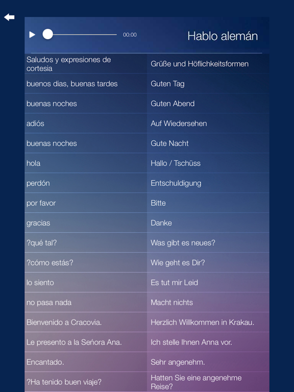 Screenshot #6 pour Aprender Alemán Audio Curso y Vocabulario Gratis