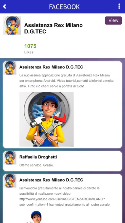 Assistenza Rex Milano