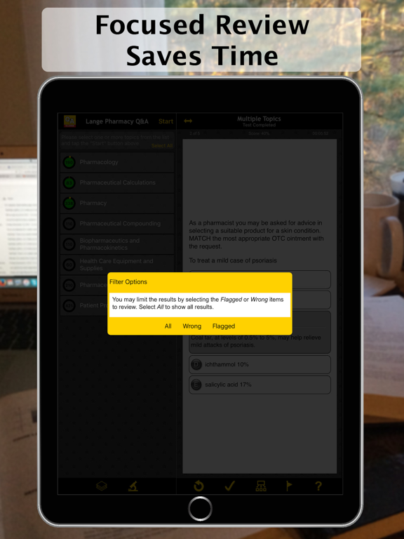 Pharmacy LANGE Q&A iPad screenshot 4 - Medical app