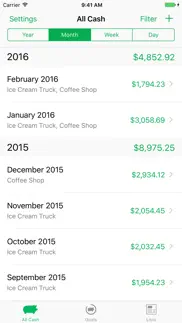 cash – income & tip tracking iphone screenshot 1