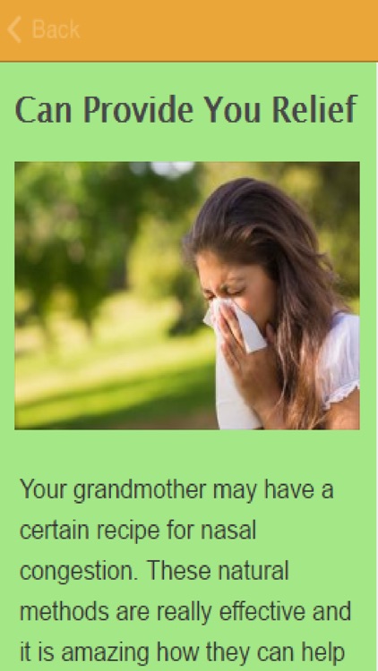 Home Remedies For A Stuffy Nose