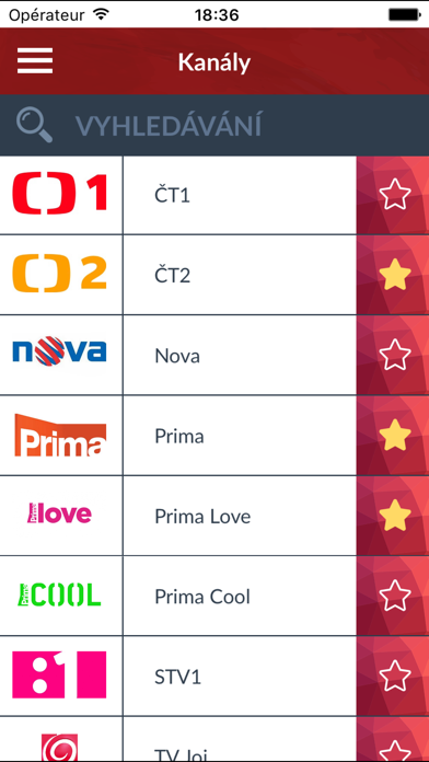 TV Program Česká Republika (TV-zápisy CZ) Screenshot