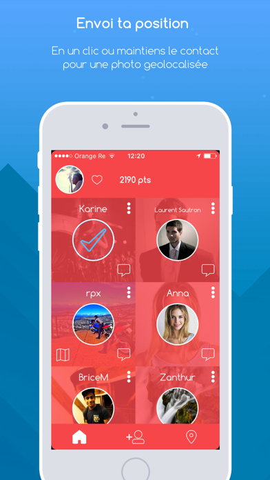 Screenshot #2 pour Way - Localiser mes amis