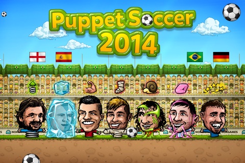 Puppet Soccer 2014 - Football championship in big head Marionette World screenshot 3