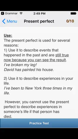 Game screenshot English Tenses hack
