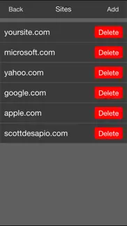 scott's pinger - website status monitor iphone screenshot 3