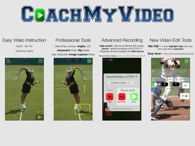 ‎CMV Pro: Frame-Frame Video Analysis - CoachMyVideo Screenshot