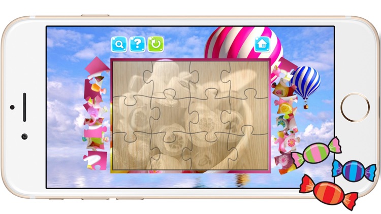 Candy Cupcake Jigsaw Puzzles for Kids and Toddlers