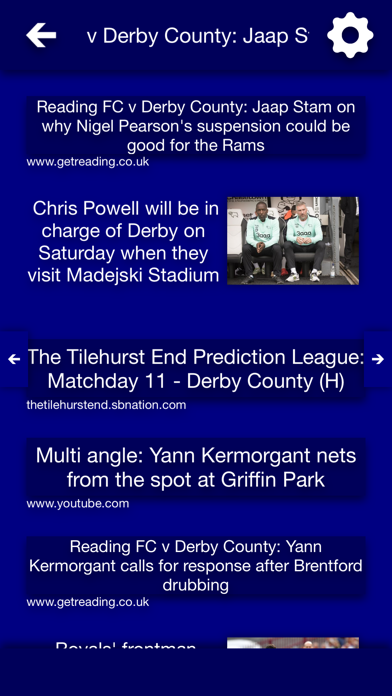 Screenshot #2 pour All The News - Reading FC Edition