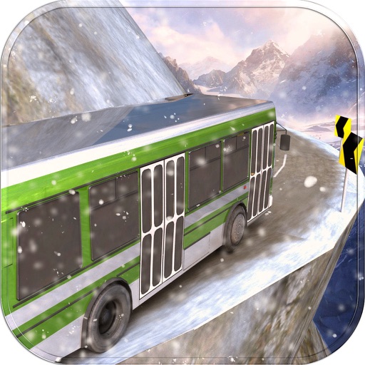 Winter Snow Bus Parking 2017 Icon