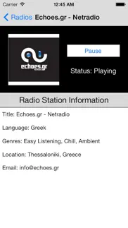 greece radio live (Ελλάδα ραδιόφωνο, Ελλάς, greek, ελληνικά) iphone screenshot 4