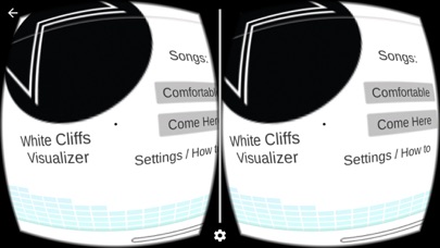 White Cliffs VR Music Visualizer Screenshot