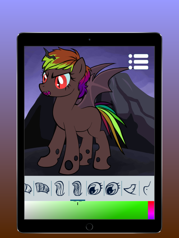 Avatar Maker: Pony iPad screenshot 5 - Entertainment app