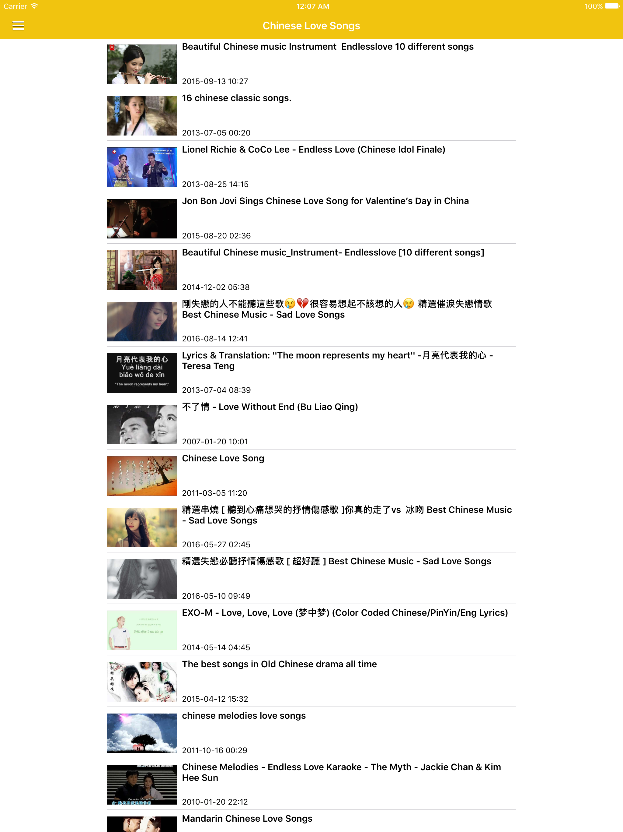Chinese Music & Songs - Radio CPop & Traditional