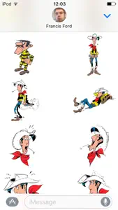 Lucky Luke Stickers screenshot #2 for iPhone