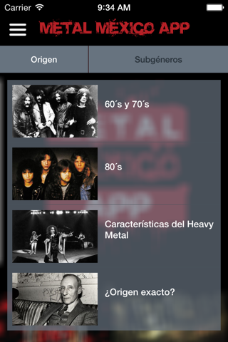 Metal México App screenshot 2