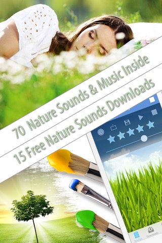 Relaxing Nature Sounds of Forest Stream, Smoothing Rain, Ocean Waves, Meadow Ambience, Calm Beach & Chirping Birdsのおすすめ画像1