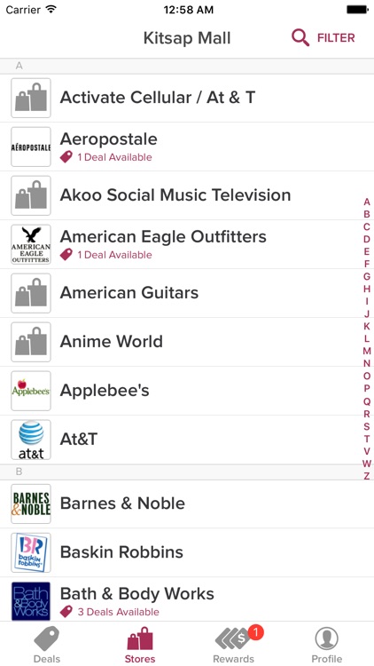 Kitsap Mall, powered by Malltip