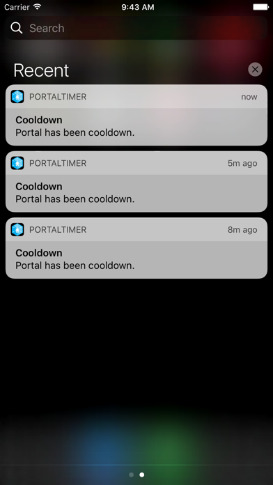 How to cancel & delete Timer for Ingress portal from iphone & ipad 3