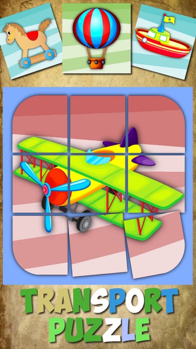 Screenshot #1 pour Educational puzzles for kids toy vehicles Lite